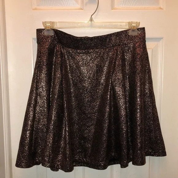 Black & Gold Speckled Skirt - Picture 3 of 4